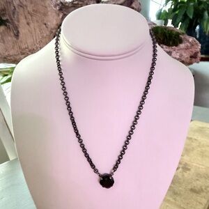 Sabika LIKE Black Pendant Necklace